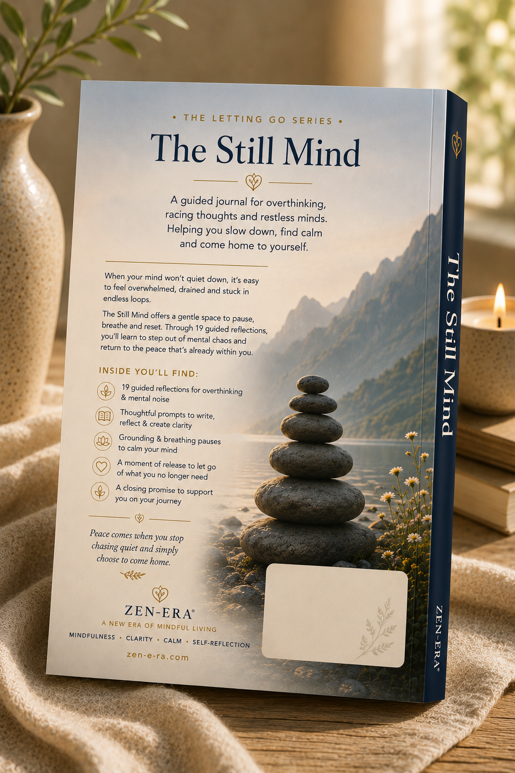 The Still Mind — Guided Journal for Overthinking & Racing Thoughts | Digital Refillable Download
