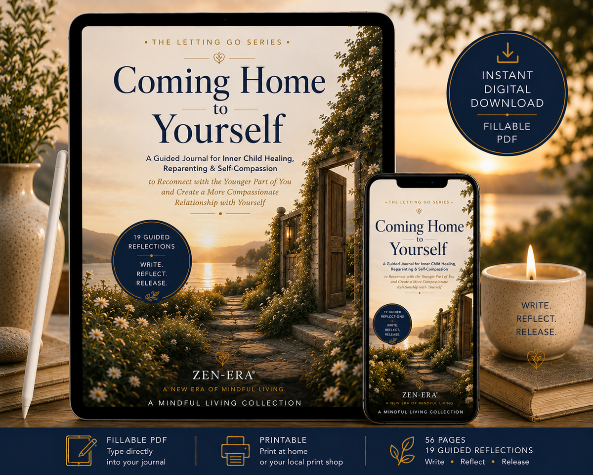 Coming Home to Yourself — Inner Child Healing & Reparenting Guided Fillable Journal