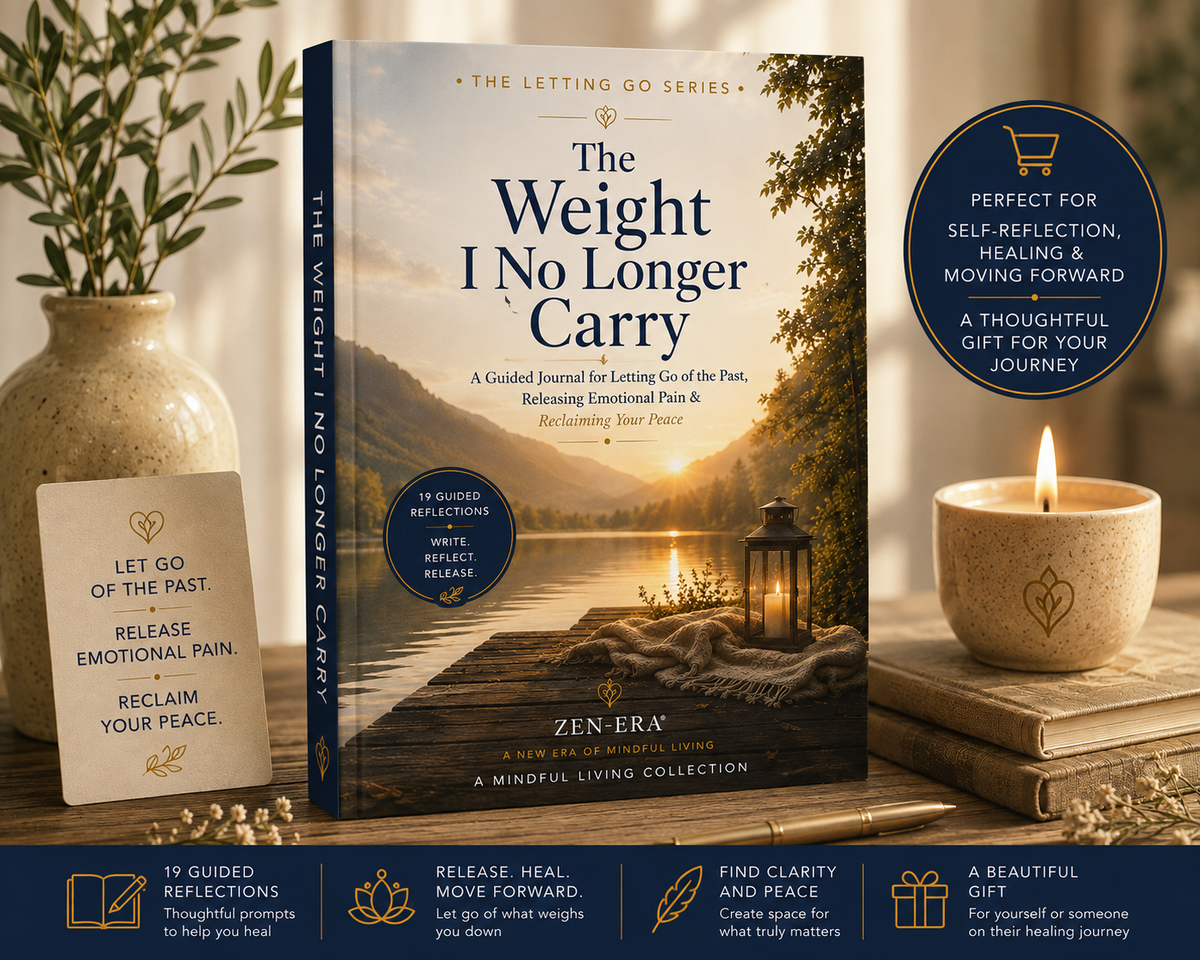 The Weight I No Longer Carry — Letting Go Guided Journal | Fillable Digital Download