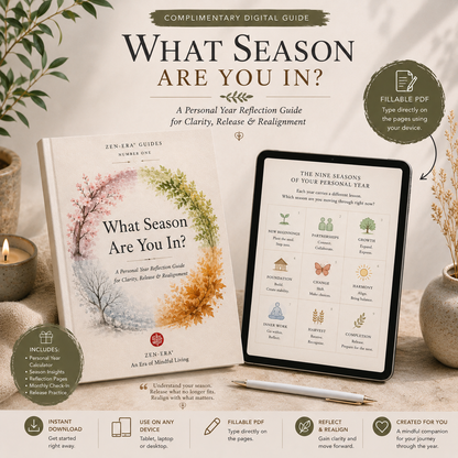 What Season Are You In? — Personal Year Reflection Guide | Complimentary Digital Download