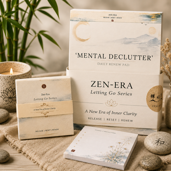Complete Letting Go Reflection Pad Collection | 3 Handmade Pads + 3 Complimentary Memo Pads