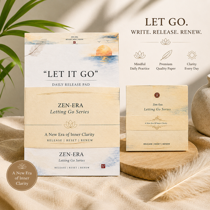 Let It Go Daily Reflection Pad | Therapist Guided Journal Pad